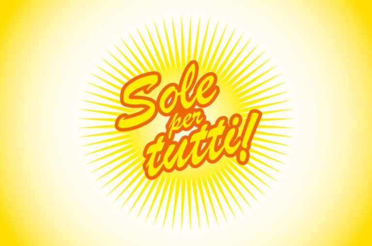 Sole per tutti